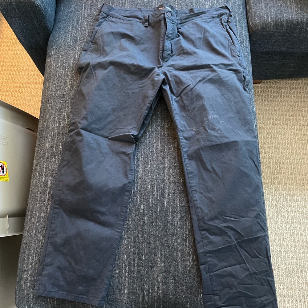 Mack Weldon Navy Tech Chinos 40x30